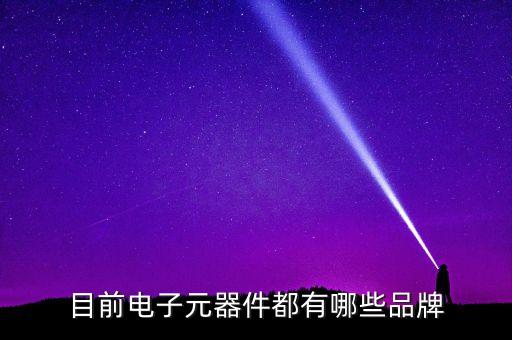 目前電子元器件都有哪些品牌