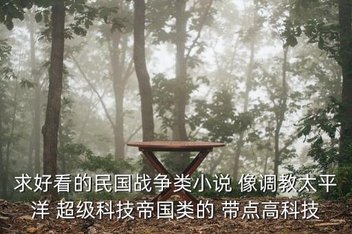 求好看的民國(guó)戰(zhàn)爭(zhēng)類小說(shuō) 像調(diào)教太平洋 超級(jí)科技帝國(guó)類的 帶點(diǎn)高科技