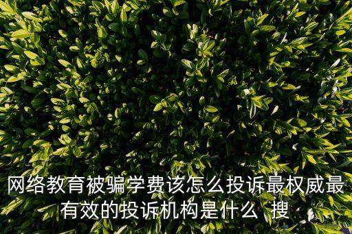 怎么投訴網(wǎng)課教育機(jī)構(gòu)，如何投訴教育機(jī)構(gòu)
