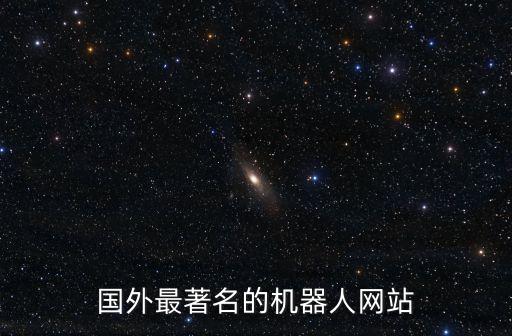 國外最著名的機(jī)器人網(wǎng)站