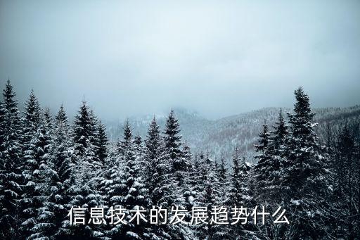未來信息技術(shù)的發(fā)展趨勢，請舉例說明未來信息技術(shù)的發(fā)展趨勢求舉例