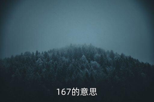 167無(wú)限互聯(lián)電話是什么意思，PC167 到底什么意思丫拜托各位了 3Q