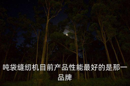 噸袋縫紉機(jī)目前產(chǎn)品性能最好的是那一品牌