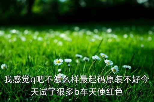 我感覺(jué)q吧不怎么樣最起碼原裝不好今天試了狠多b車(chē)天使紅色