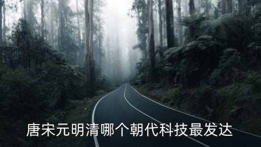 科技王朝，中國古代哪個朝代的科技最強盛相對其他國家來說