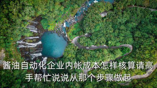 醬油自動化企業(yè)內(nèi)帳成本怎樣核算請高手幫忙說說從那個步驟做起