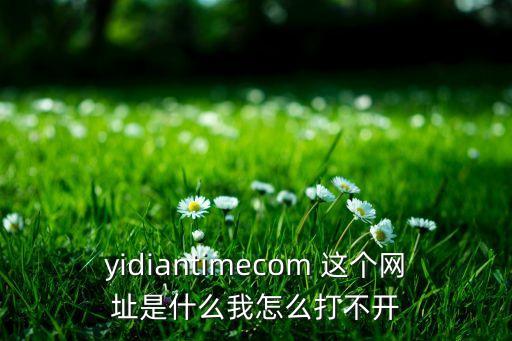 yidiantimecom 這個(gè)網(wǎng)址是什么我怎么打不開