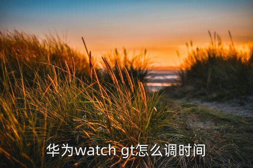 華為watch gt怎么調(diào)時(shí)間