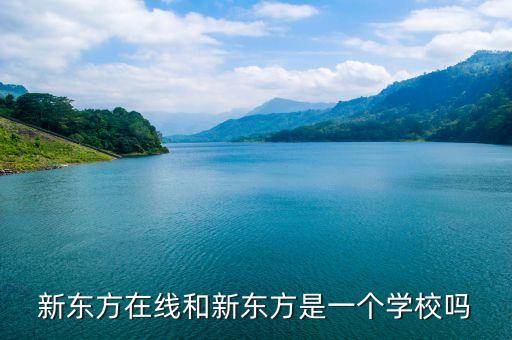 新東方教育平臺，新東方網(wǎng)絡課堂和新東方是一家么