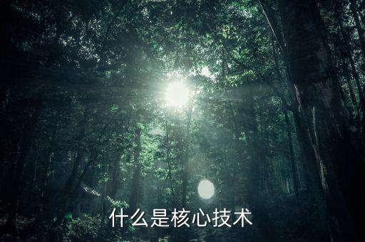 什么是核心技術(shù)