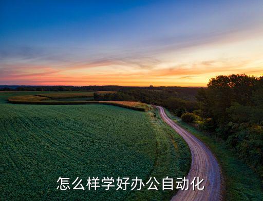 怎么樣學好辦公自動化