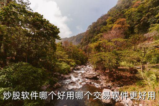 炒股軟件哪個(gè)好用哪個(gè)交易軟件更好用