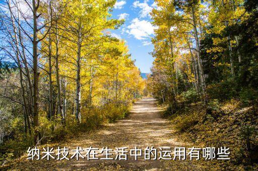 納米技術(shù)在生活中的運(yùn)用有哪些