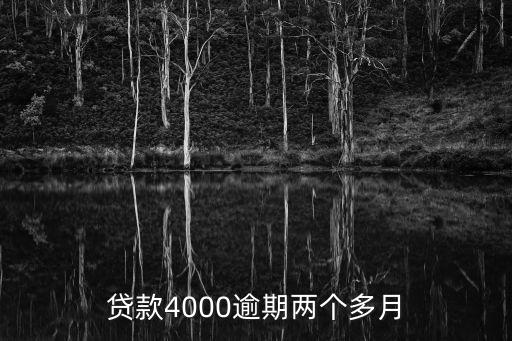 貸款4000逾期兩個多月