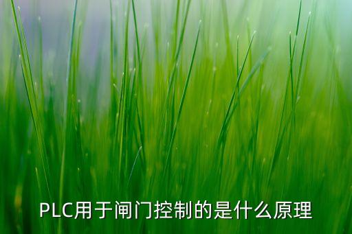 PLC用于閘門控制的是什么原理