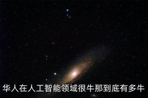 華人在人工智能領(lǐng)域很牛那到底有多牛