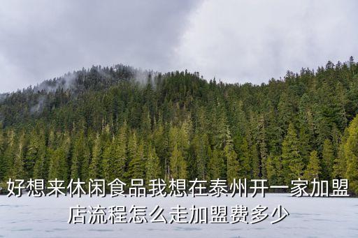 好想來零食工廠加盟費(fèi)，零食工坊加盟費(fèi)用多少啊