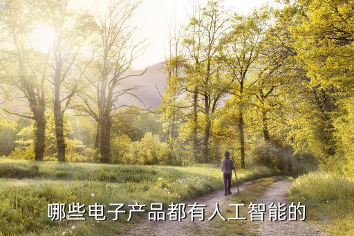 哪些電子產(chǎn)品都有人工智能的