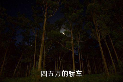 4萬(wàn)到5萬(wàn)的新車報(bào)價(jià)，四五萬(wàn)的轎車