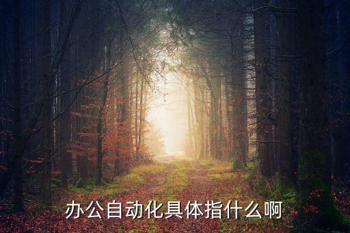 辦公自動(dòng)化的理論基礎(chǔ)是指，辦公自動(dòng)化指的什么