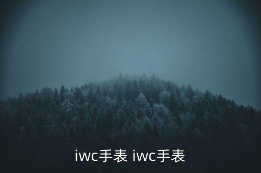 iwc手表 iwc手表