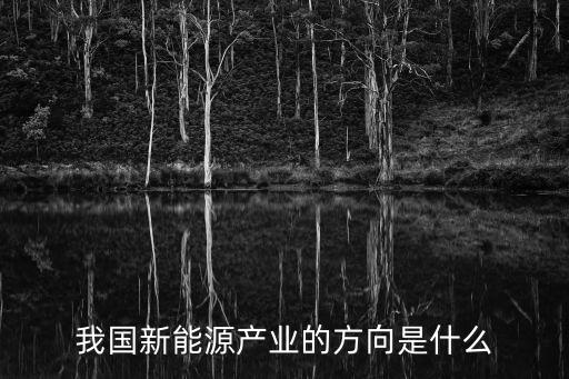 我國新能源產(chǎn)業(yè)的方向是什么