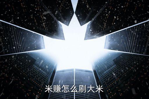 米賺怎么刷大米