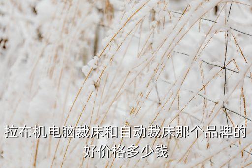拉布機電腦裁床和自動裁床那個品牌的好價格多少錢