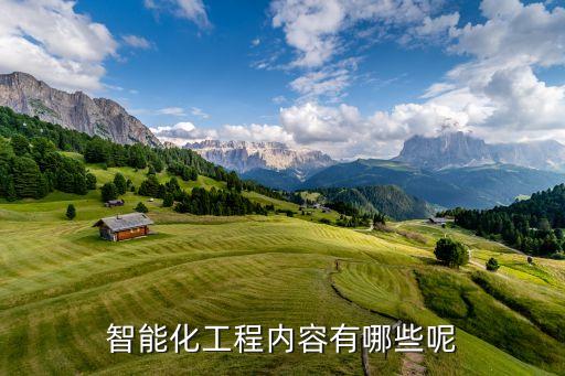 智能化工程內(nèi)容有哪些呢