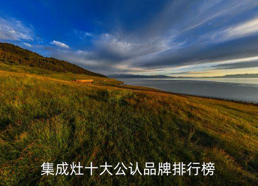 集成灶十大公認品牌排行榜