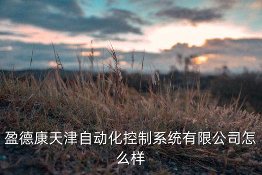盈德康天津自動化控制系統(tǒng)有限公司怎么樣