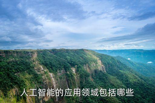 人工智能的應(yīng)用領(lǐng)域包括哪些