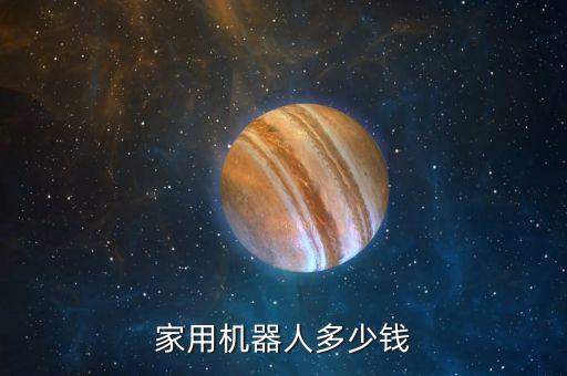 家用機器人多少錢