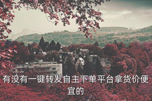 業(yè)務(wù)自助下單平臺低價，有沒有一鍵轉(zhuǎn)發(fā)自主下單平臺拿貨價便宜的