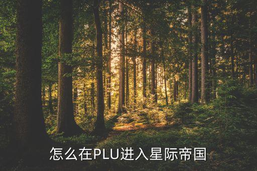 怎么在PLU進入星際帝國