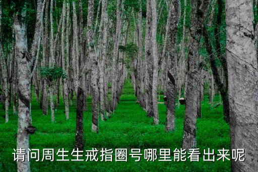 請問周生生戒指圈號哪里能看出來呢