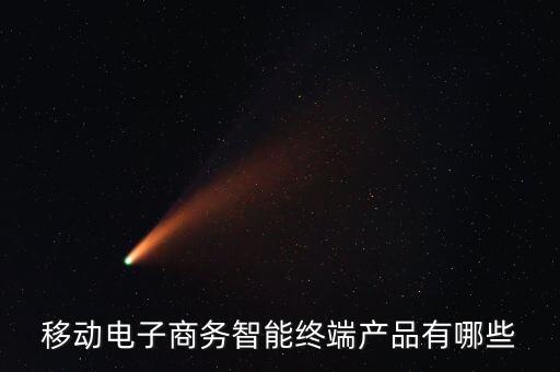 移動電子商務智能終端產品有哪些
