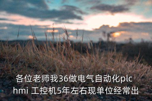 各位老師我36做電氣自動(dòng)化plc hmi 工控機(jī)5年左右現(xiàn)單位經(jīng)常出