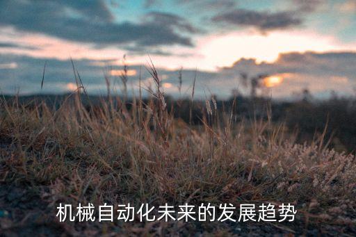 機(jī)械自動(dòng)化未來(lái)的發(fā)展趨勢(shì)