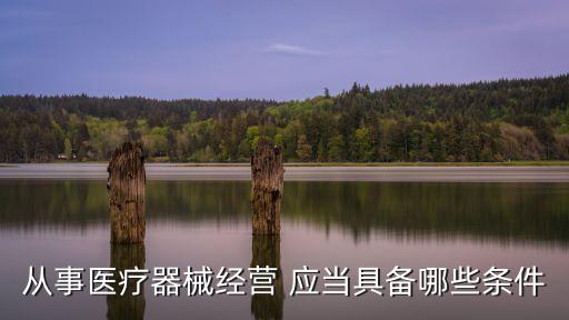 從事醫(yī)療器械經(jīng)營 應當具備哪些條件