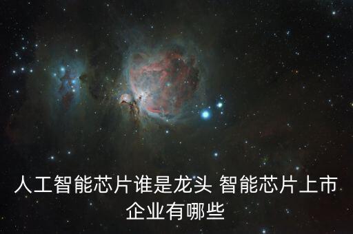 人工智能芯片誰(shuí)是龍頭 智能芯片上市企業(yè)有哪些