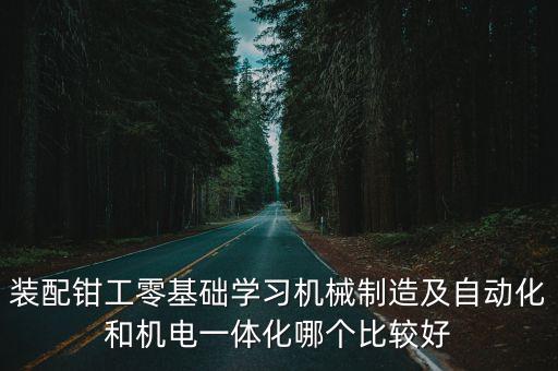 裝配鉗工零基礎(chǔ)學(xué)習(xí)機(jī)械制造及自動(dòng)化和機(jī)電一體化哪個(gè)比較好