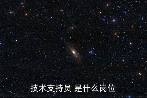技術(shù)支持員 是什么崗位