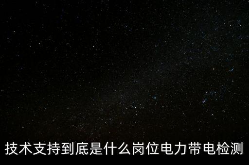 項目技術(shù)支撐是什么崗位，技術(shù)支持員 是什么崗位