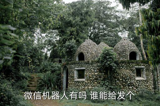 微信機器人有嗎 誰能給發(fā)個