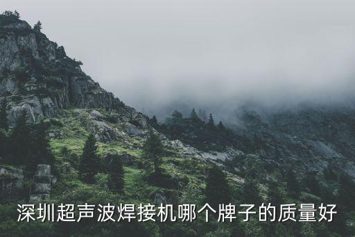 深圳超聲波焊接機(jī)哪個(gè)牌子的質(zhì)量好