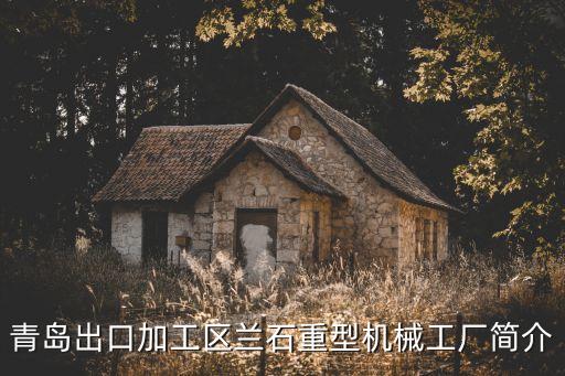 青島出口加工區(qū)蘭石重型機械工廠簡介