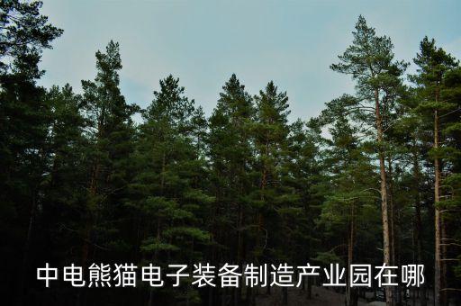 中電熊貓電子裝備制造產(chǎn)業(yè)園在哪