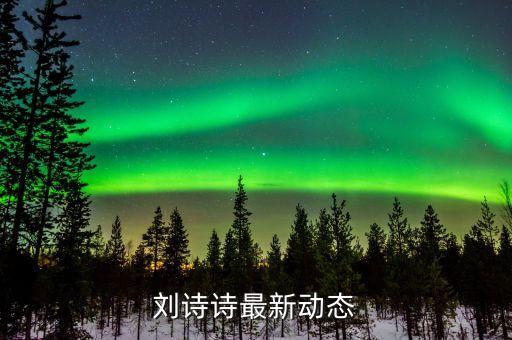 劉詩詩最新動態(tài)
