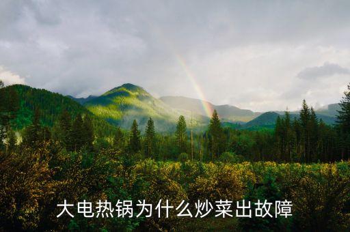 大電熱鍋為什么炒菜出故障